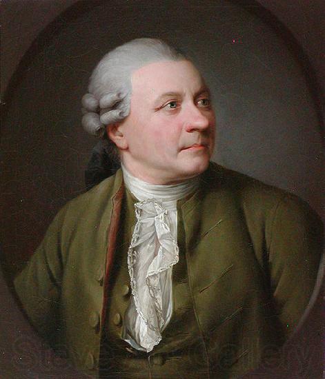 Jens Juel Portrait of Friedrich Gottlieb Klopstock (1724-1803), German poet Norge oil painting art